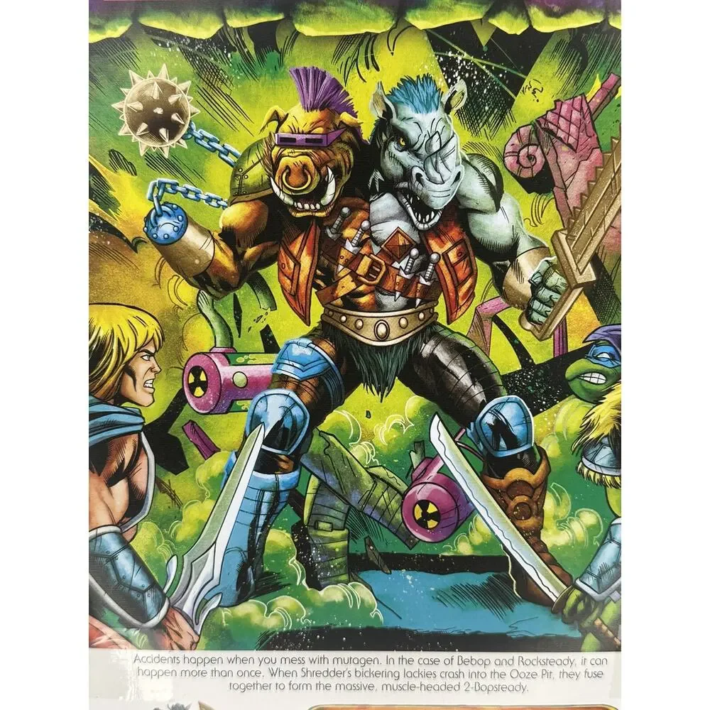 MOTU Masters x TMNT Turtles of Grayskull 2 Bopsteady Mattel Action Figure New